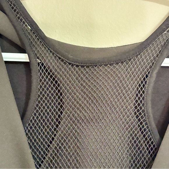 Kersh Black Fitted Sheath Mini Dress w Mesh Racer Back – Size Medium Like New - Picture 14 of 16